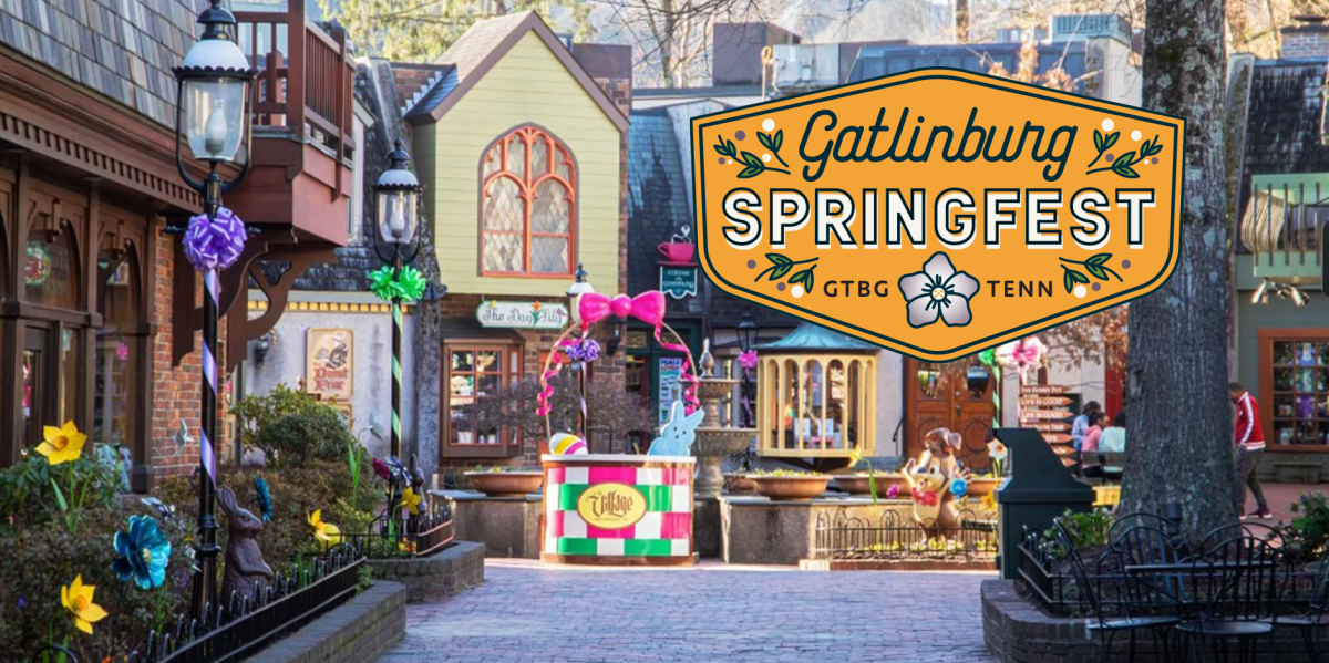 Gatlinburg SpringFest 2026 flowers and kinetic sculptures