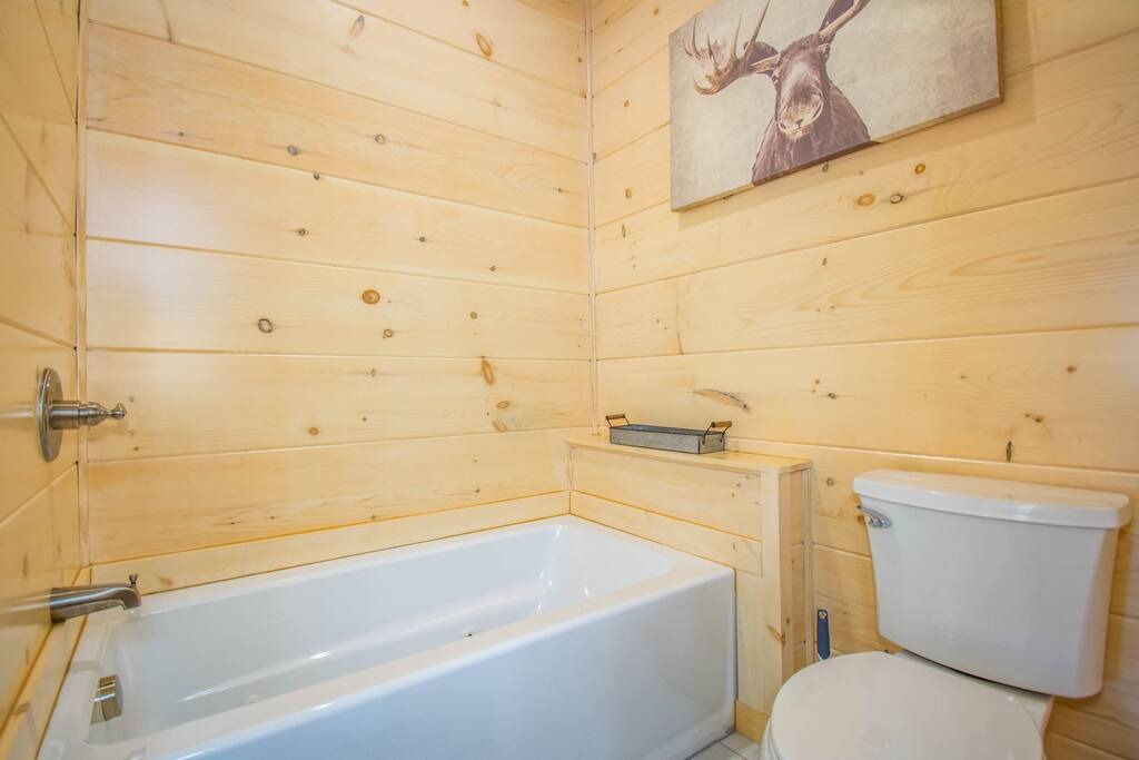 Bathroom with tub